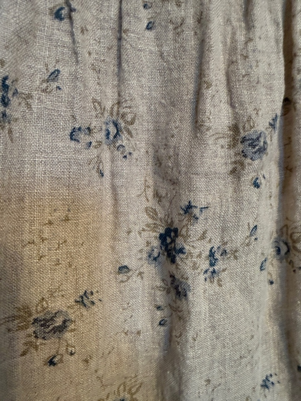 Hearts Desire by Mary Grace Beige Floral Cotton Tunic Top - Picture 8 of 8